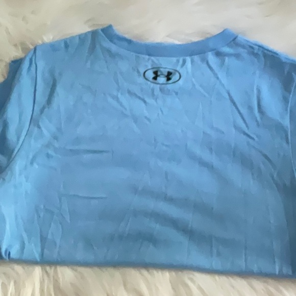 Under Armour Blue Short Sleeve Tee Athletic Performance - Picture 2 of 3